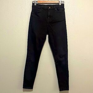 Topshop moto black skinny jeans